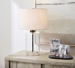 Bates Recycled Glass Table Lamp (23"-28")
