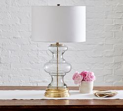 Jasmine Glass Table Lamp (29")
