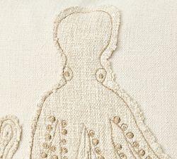 Octopus Applique Pillow