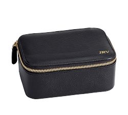 Personalized Reese Leather Jewelry Collection - Black