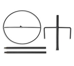 Copper Bird Bath on Garden Pole