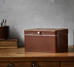Drake Leather Storage Box