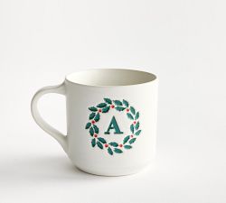 Holly Alphabet Mug