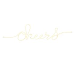 Lit Cheers Sign