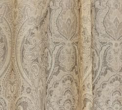 Open Box: Mackenna Paisley Printed Linen Cotton Curtain