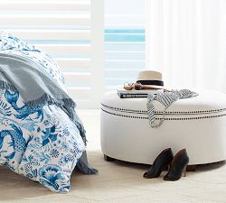 Tamsen Round Storage Ottoman