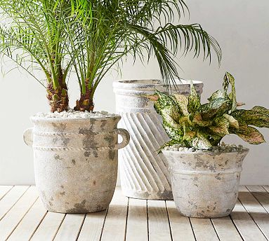 Eclectic Villa Outdoor Planters | Pottery Barn