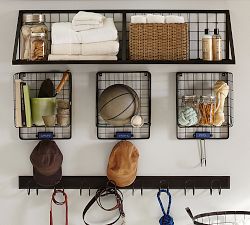 Kellan Wall-Mount Row of Hooks