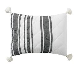 Mesa Striped Handcrafted Cotton Quilted Sham