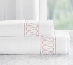 Monique Lhuillier Margaux Embroidered Towel