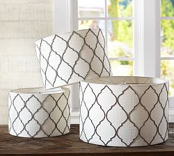 Moroccan Beaded Drum Shade (13"-18'')