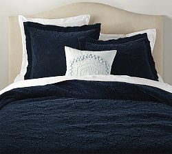 Velvet Floral Quilt &amp; Shams