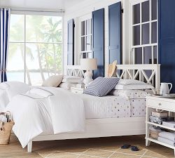 Flag Print Organic Percale Sheet Set