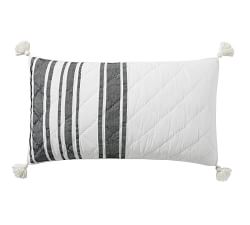 Mesa Striped Handcrafted Cotton Quilted Sham