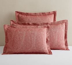 Paisley Jacquard Belgian Linen Sham