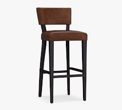 Payson Leather Stool