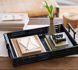 Bamboo Black Tray