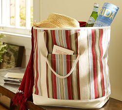 Charlie Stripe Tote Bag