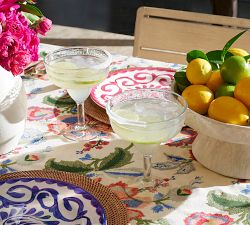 Hammered Outdoor Margarita Glasses