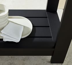 Malibu Metal Outdoor Console Table (60")