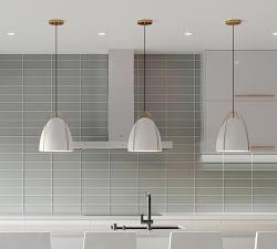 Tate Metal Pendant (14")