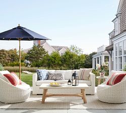 Simeon Floral Lumbar Outdoor Pillow