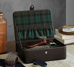 Tartan Plaid Shoe Shine Kit