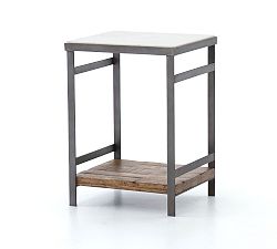 Upland Rectangular Marble End Table