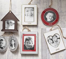 2018 Dated Enamel Frame Ornaments