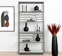 Black Iron Vases - Set of 4