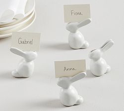 Mason Bunny Place Card Holders, Set of 4