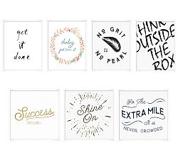 Home Office Quotes Framed Art