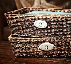 Numbered Basket Plaques