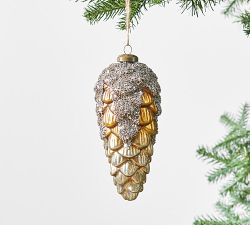 Rustic Glam Natural Ornaments - Set of 3