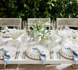 Shell &amp; Starfish Organic Cotton Napkins - Mixed Set of 4