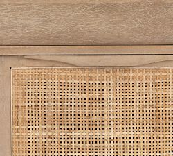 Dolores Cane 3-Drawer Tall Dresser (33.5")