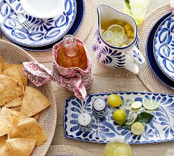 Puebla Porcelain Salt &amp; Pepper Shakers