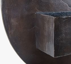 Tall Antique Rust Wall Planters