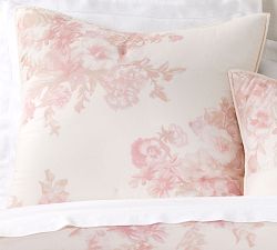 Monique Lhuillier Rose Bouquet Floral Print Sham