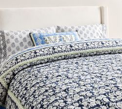 Roller Rabbit Trellis Floral Quilt