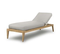 Ayla Outdoor Single Chaise Lounge