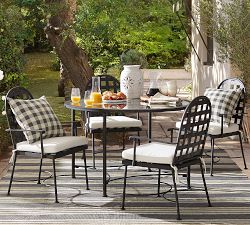 Gingham Outdoor Pillow