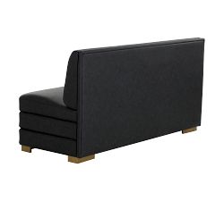 Graden Faux Leather Banquette - Thumbnail 3