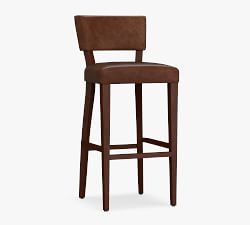 Payson Leather Stool
