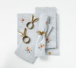 The Emily &amp; Meritt Bunny Ear Napkin Ring, Set of 4