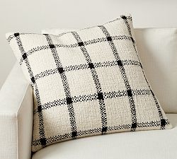 Ashlynn Windowpane Plaid Pillow