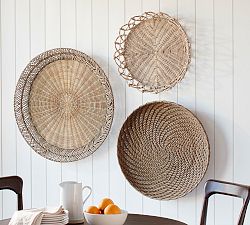 Jasper Natural Rattan Basket Wall Art