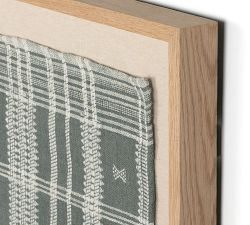 Suna Rustic Textile Framed Wall Art