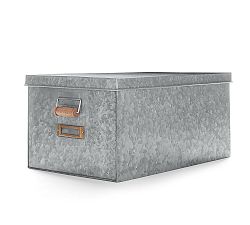 Galvanized Large Lidded Storage