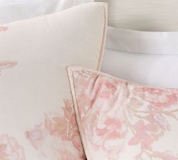 Monique Lhuillier Rose Bouquet Floral Print Sham